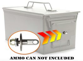 Foto van Beveiliging en bescherming 50 cal ammo can steel gun lock box ammunition safe military army lockable