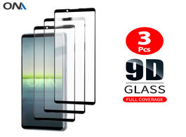 Foto van Telefoon accessoires screen protector for sony xperia 5 tempered glass premium full coverage protect