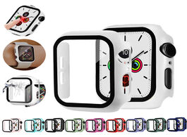 Foto van Horloge watch cover case for apple 6 5 4 40mm 44mm pc bumper with glass protector film iwatch series