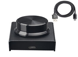 Foto van Elektronica metal volume controller universal audio lossless computer speaker plug and play knob wit