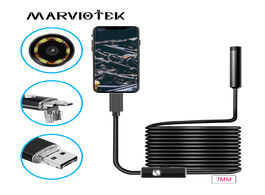 Foto van Beveiliging en bescherming wifi endoscope camera hd usb android waterproof 6 led borescope inspectio