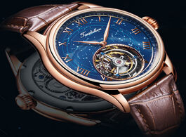 Foto van Horloge 100 tourbillon men mans mechanical wristwatches watches for man clock sapphire crystal watch