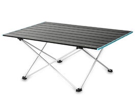 Foto van Meubels new outdoor picnic folding table super light aluminum alloy fishing camping chair self drivi