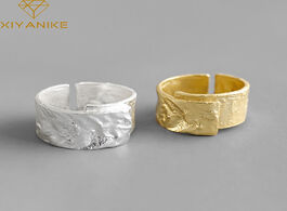 Foto van Sieraden xiyanike 925 sterling silver irregular finger rings fashion simple geometric jewelry gifts 