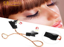 Foto van Schoonheid gezondheid quewel 1pc magnetic eyelashes clip easily apply magnets eyelash curler portabl