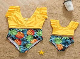 Foto van Baby peuter benodigdheden mother and daughter swimsuit mommy me swimwear bikini family matching clot