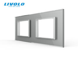 Foto van Elektrisch installatiemateriaal livolo eu standard glass panel clearance sale for touch switches soc