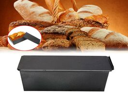Foto van Huis inrichting 450 900g rectangle non stick bread loaf meatloaf pan with lid iron toast cake mold k