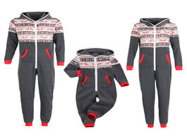 Foto van Baby peuter benodigdheden 2020 christmas family matching pajamas warm jumpsuit sleepwear new year s 