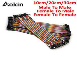 Foto van Computer aokin dupont cable 10cm 20cm 30cm male female jumper wire connector for arduino