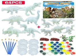 Foto van Speelgoed diy coloring 3d painting animal dinosaur model drawing graffiti toy set kids children non 