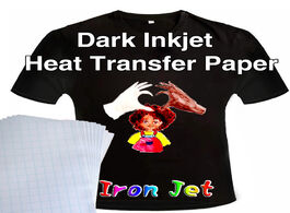 Foto van Kantoor school benodigdheden a4 light dark cotton cloth diy iron heat press print paper t shirt inkj