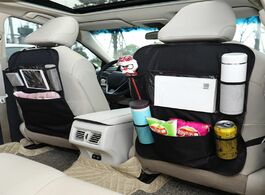 Foto van Baby peuter benodigdheden car back seat organizer front storage kids pocket bag auto travel kick mat