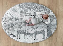 Foto van Baby peuter benodigdheden 95cm children s crawling mat comfortable soft cotton game cushion for bedr