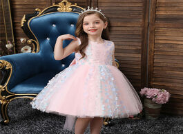 Foto van Baby peuter benodigdheden girl dress flower kids princess dresses for girls wedding party lace appli