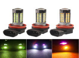 Foto van Auto motor accessoires nhautp 1pcs newest lemon green h8 h11 car led fog lights amber white bulbs fr