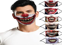 Foto van Sieraden halloween unisex fashion mask washable reusable mouth cover anti dust soft face jewelry 202