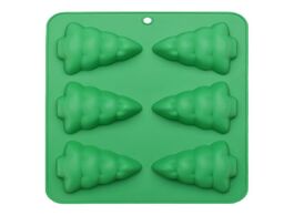 Foto van Huis inrichting 1pc christmas tree silicone mold xmas mousse mould baking cake casting