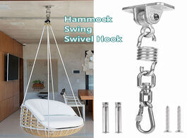 Foto van Meubels fashion hammock chair fixed buckle kit 360 degrees rotatable swing hanging hardware tools