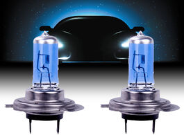 Foto van Auto motor accessoires 2x white 12v h7 100w 8500k xenon lamp super bright halogen car headlight bulb
