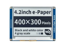 Foto van Computer waveshare 4.2inch e ink display black white paper with spi interface compatible for raspber