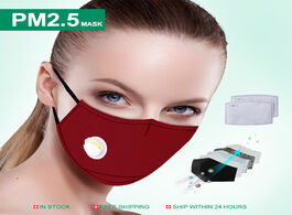 Foto van Beveiliging en bescherming fashion cotton breathing mask reusable washable face masks haze valve dus