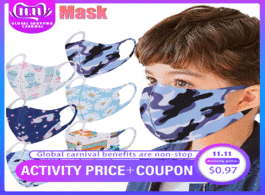 Foto van Beveiliging en bescherming children kids face mask cover outdoor toddler reusable washable silk mask