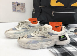 Foto van Schoenen fashion chunky sneakers platform 2020 autumn old dad shoes ulzzang designers woman sports 5