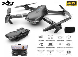 Foto van Speelgoed xkj s602 rc drone 4k hd dual camera professional aerial photography wifi fpv foldable quad