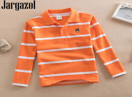 Foto van Baby peuter benodigdheden jargazol long sleeve polo shirts kids stripes tops boy sports polos cartoo