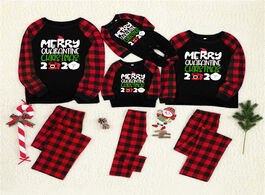 Foto van Baby peuter benodigdheden family matching christmas pajamas clothes set 2020 xmas cartoon print pant