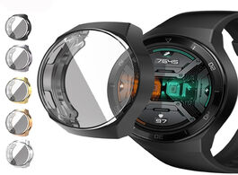 Foto van Horloge case for huawei watch gt 2e cover soft tpu full coverage frame smartwatch accessories bumper