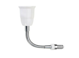 Foto van Lampen verlichting 1pcs ac250v e14 to e27 flexible extend bulb base lamp extension adapter screw hol