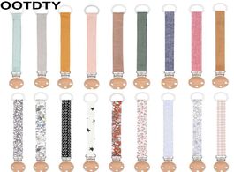 Foto van Baby peuter benodigdheden pacifier clip chain for soothers cotton linen soother dummy holder leash s
