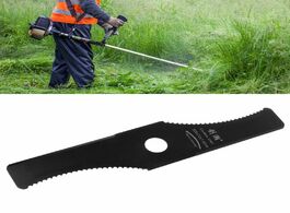 Foto van Gereedschap 2t white steel brush cutter blade cutting grass parts replacement garden lawn mower sawt