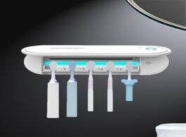 Foto van Schoonheid gezondheid smart antibacteria ultraviolet toothbrush holder drying sterilizer automatic e