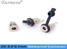 Foto van Elektronica battery connector dc 5.5 mm x 2.1mm power jack socket female 2.1 waterproof for screwdri