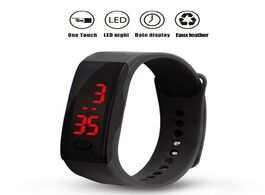 Foto van Horloge led electronic watch children s sports wrist simple kids watches stylish simplicity for pres