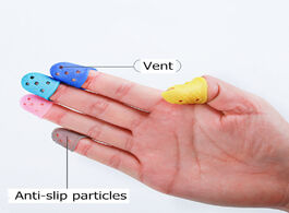 Foto van Beveiliging en bescherming 5pcs set silicone finger cots safety non slip breathable wear resistant a