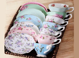 Foto van Huis inrichting coffee cup set tea sets coffeeware 170ml black cups and saucer england style