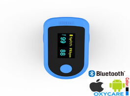 Foto van Schoonheid gezondheid pulse oximeter for spo2 blood oxygen monitor gifts the elderly with bluetooth 