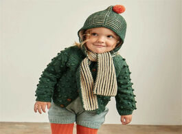Foto van Baby peuter benodigdheden misha and puff toddler boys girls knit scarf with hat keep warm winter acc