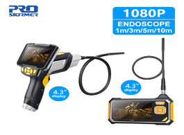 Foto van Gereedschap industrial endoscope 1080p 4.3 inch inspection camera auto repair tool snake hard wifi a