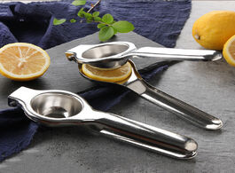 Foto van Huis inrichting stainless steel lemon squeezer squeezing orange pomegranate kitchen manual juicer to