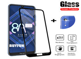 Foto van Telefoon accessoires 1 2pcs tempered glass for huawei honor 8a screen protection on 8 a premium prot