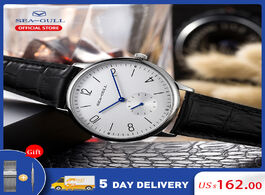 Foto van Horloge seagull brand men s watch ultra thin simple manual mechanical official authentic top busines