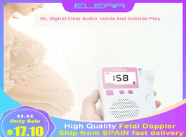 Foto van Baby peuter benodigdheden elera fetal doppler heartbeat detector portable ultrasound pregnant heart 