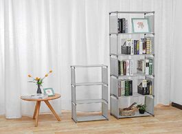 Foto van Meubels 4 6 tiers cube bookshelf storage shelves standing cabinet display rack living room organizer
