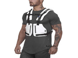 Foto van Tassen mini men chest rig outdoor sports waist bag streetwear vest phone tactical bags oxford waistc