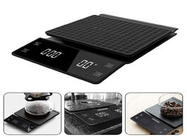 Foto van Huis inrichting 3kg 0.1g smart drip coffee scale with timer portable electronic digital kitchen high